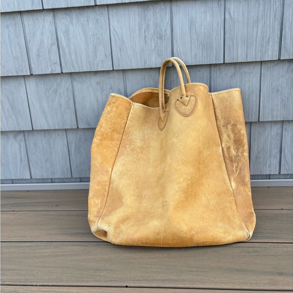 Vintage 1970s L.L. Bean Leather Tote Bag RARE